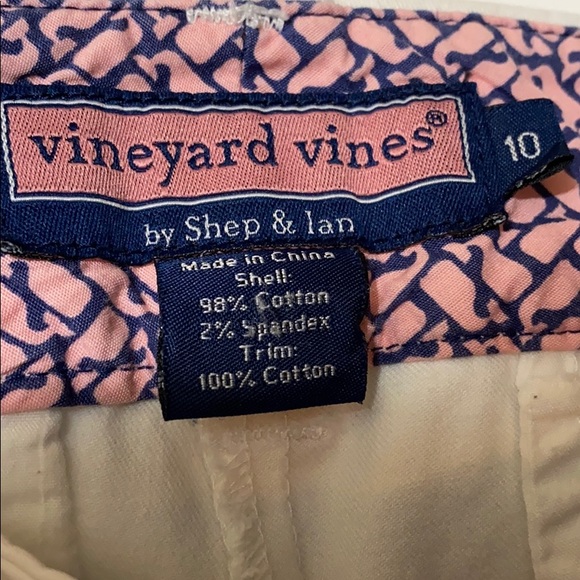 Vineyard Vines White Cotton Trousers - Picture 3 of 6